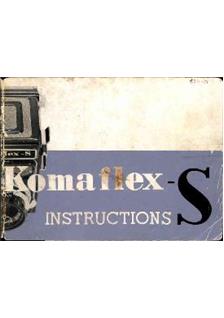 Kowa Komaflex S manual. Camera Instructions.
